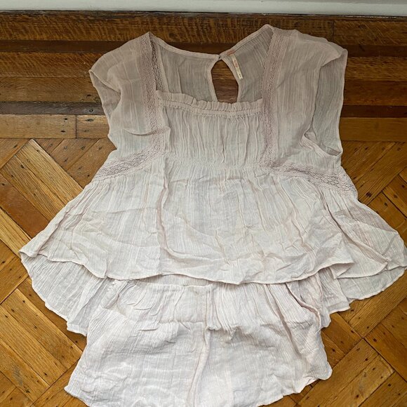 Free People Top and Short Set (Set for Days Set) Size M - Picture 1 of 4